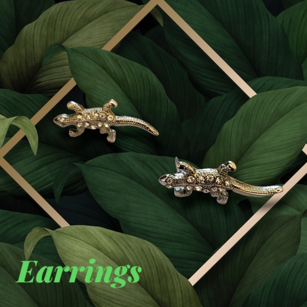 Lizard Earrings